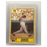 Barry Bonds 1987 Topps Rookie