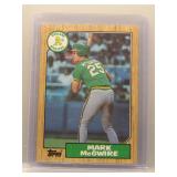 Mark McGwire 1987 Topps Rookie