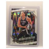 Megan Gustafson 2025 Prizm white raywave