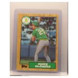 Mark McGwire 1987 Topps Rookie
