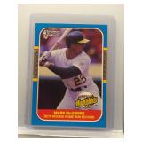Mark McGwire 1987 Donruss Highlights Rookie