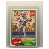 Mike Schmidt 1981 Topps Coca Cola