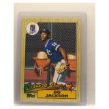 Bo Jackson 1987 Topps Future Stars