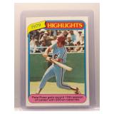 Pete Rose 1980 Topps Highlights