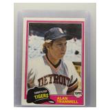 Alan Trammell 1981 Topps