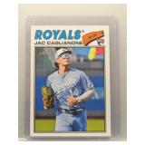 Jac Caglianone 2026 Topps Heritage rookie