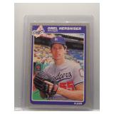Orel Hershiser 1985 Fleer Rookie