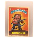 Warrin' Warren 1968 Topps Garbage Pail Kids