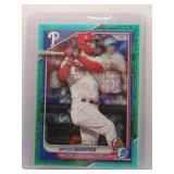 Bryce Harper 2024 Bowman Chrome aqua mojo 123/125