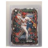 Masyn Winn 2024 Topps holiday silver glitter RC