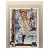 Aaron Judge 2025 Topps holiday xmas lights...