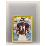 Walter Payton 1982 Topps Stkr