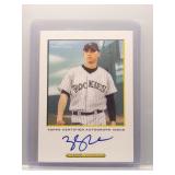 Zach Parker 2005 Topps Turkey Red auto 84/200