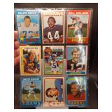 70?s Football 9 Card Lot