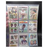 70?s & 80?s Fball 9 Card Lot