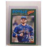 Bobby Witt Jr. 2026 Topps Heritage dark green...