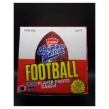 1990 Fleer Football Box of 24 Jumbo Packs