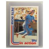 Pete Rose 1982 Topps In Action