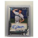 Bryce Miller 2021 Bowman Chrome 1st auto