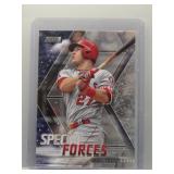 Mike Trout 2018 Stadium Club special forces