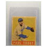 Paul (Dizzy) Trout 1948-49 Leaf