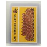49?ers Tm Card 1960 Topps