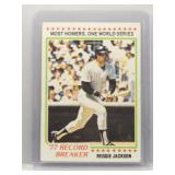 Reggie Jackson 1978 Topps Record Breaker