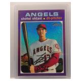 Shohei Ohtani 2020 Topps Heritage purple ref