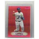 Junior Caminero 2025 Stadium Club pink foil