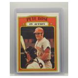 Pete Rose 1972 Topps In Action