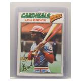 Lou Brock 1977 Topps