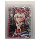 Kyle Schwarber 2024 Topps mega foilboatd