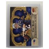 Tom Brady 2012 Crown Royale uncut crown