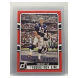 Tom Brady 2016 Donruss production line