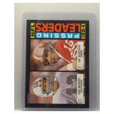 Marino/Montana 1985 Topps NFL Passing Ldrs