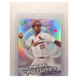 Jordan Walker 2021 Bowman Chrome 40 man futures