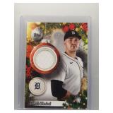 Tarik Skubal 2025 Topps holiday relic