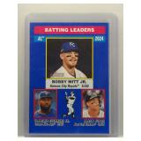Witt/Guerrero/Judge 2025 Topps 2024 AL Bat Ldrs