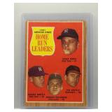 AL Hm Run Ldrs 1962 Topps Maris/Mantle