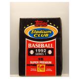 1992 Stadium Club series 1 pack