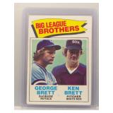George Brett 1977 Topps Big League Bros