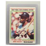 Willie McCovey 1978 Topps Record Breaker