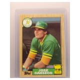 Jose Canseco 1987 Topps rookie cuop