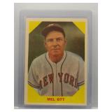 Mel Ott 1960 Fleer