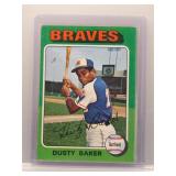 Dusty Baker 1975 Topps