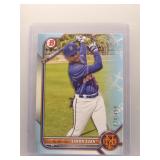 Simon Juan 2022 Bowman Draft sky blue 374/499