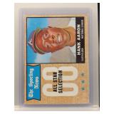 Hank Aaron 1968 Topps AS