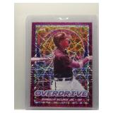 Ronald Acuna Jr. 2021 Overdrive purple velocity...