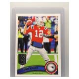 Tom Brady 2011 Topps red jersey