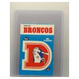 Broncos Sticker 1984 Fleer